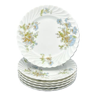 French Limoges Dessert Plates - Set of 6 For Sale