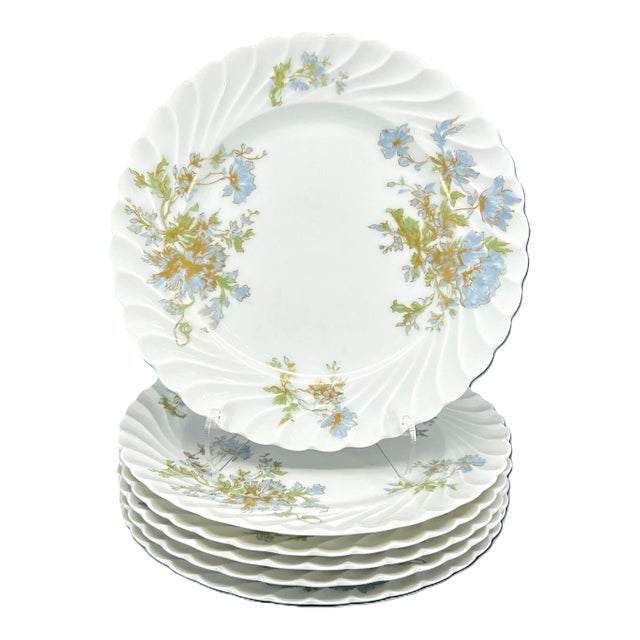 French Limoges Dessert Plates - Set of 6 For Sale