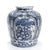 Chinoiserie Antique 18th Century Blue & White Dutch Delft Chinoserie Jar or Vase For Sale - Image 3 of 8