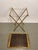 Gold Faux Bamboo Side Table with Tray, Italy, 1970s, Set of 2 For Sale - Image 8 of 10