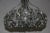Silver Vintage Italian Steel & Glass Chandelier, 1970s For Sale - Image 8 of 11