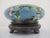 Chinese Turquoise Cloisonne Vase Flower Brush Washer Bowl Custom Stand For Sale - Image 4 of 16