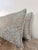 Custom Aquamarine & Gold Fortuny Lumbar Pillows For Sale In Los Angeles - Image 6 of 12