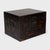 Each side of this vintage Chinese trunk is decorated with scenery of a lavish mountainside palace, brushed with intricate...