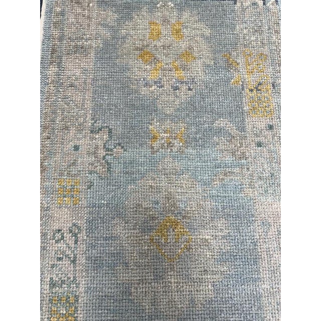 Contemporary Turkish Oushak Rug 2'1" x 3'5" For Sale - Image 3 of 6