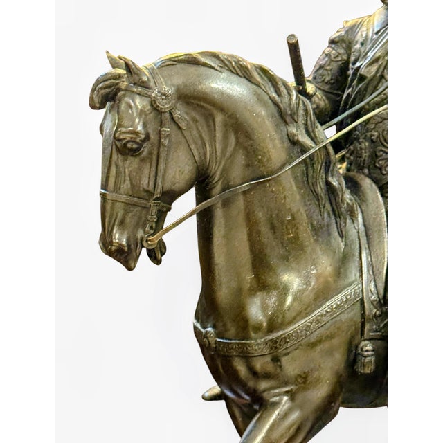 Late 19th Century 19th-Century Bronze Sculpture For Sale - Image 5 of 6