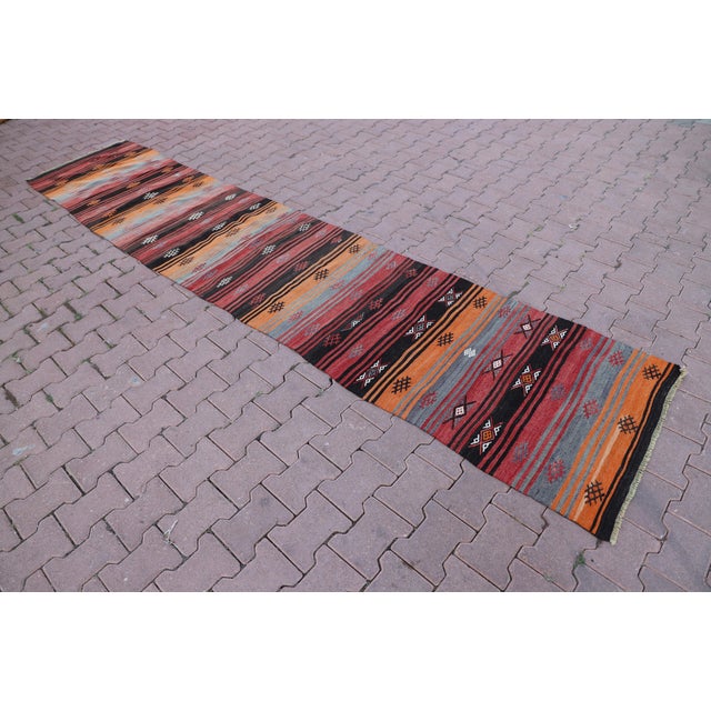 Size: 2.6 x 12.5 ft - 81 x 382 cm - 31 x 150 inches Color: Organic Natural Dye ( Muted Blue, Black , Red ,Green )...