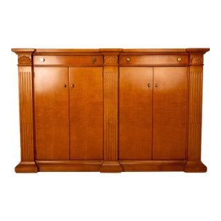 Drexel Classic Statements Large Console Cabinet or Buffet Sideboard For Sale