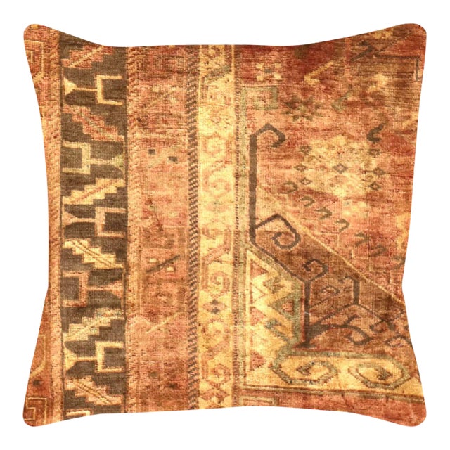 1960s Turkish Oushak Pillow For Sale