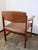 1960s Vintage Scandinavian Armchair in Rosewood and Leather, 1960s For Sale - Image 5 of 14
