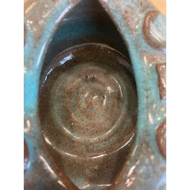 1970s Brutalist Studio Pottery Vessel Ca. 1970 For Sale - Image 5 of 6