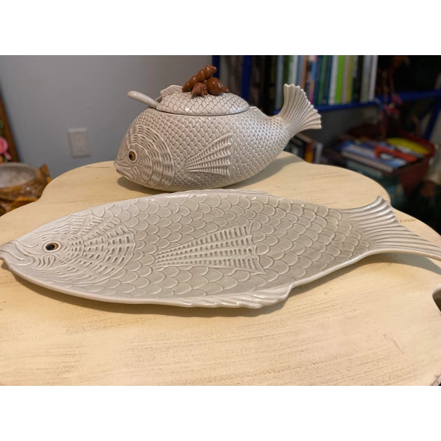 Large Fitz & Floyd Fish Platter For Sale In Miami - Image 6 of 11
