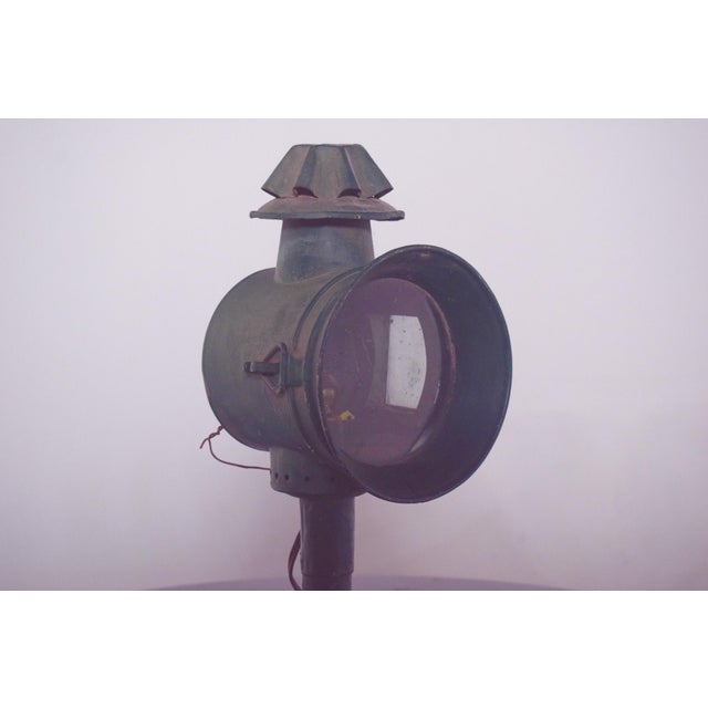 1950s Antique Danish Metal Street Lantern, 1950 For Sale - Image 5 of 12