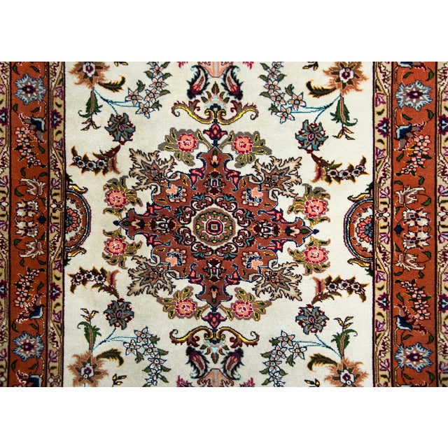 Vintage Persian Tabriz Rug For Sale - Image 14 of 16
