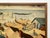 Frank Carson Vintage 1942 Modernist " Provincetown Bay Beach, Waterfront Seascape " Framed Original Signed Post-Impressionist Oil Painting For Sale - Image 10 of 16
