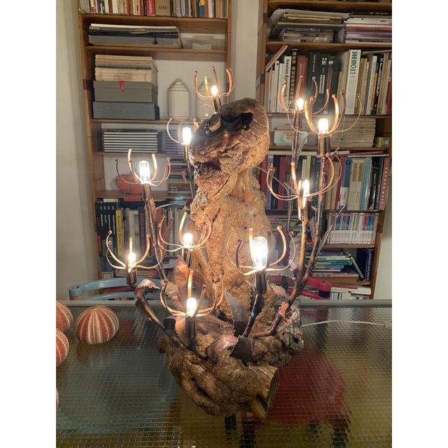 Brutalist Sea Urchin Lamp by Curtis Jere, 1960s For Sale - Image 14 of 18