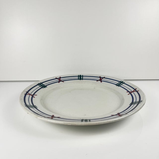 Round Platter from KG Lunéville Tolosa, 1910s For Sale - Image 3 of 10