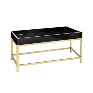 "The Maxine" Lacquered Coffee Table For Sale
