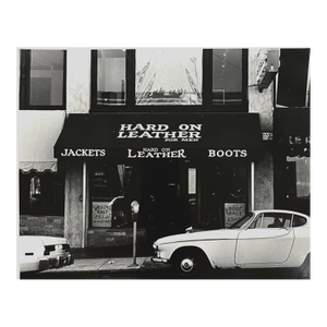 1970s San Francisco Street Scene Hard on Leather for Men Store Front Photograph