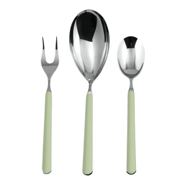 Mepra Fantasia 3-Piece Serving Set, Sage For Sale