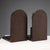 Bronze and Wood Bookends, Set of 2 For Sale - Image 10 of 11