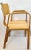 1950s Classic MCM Bentwood Armchair With Original "Crosspatch" Cloth by Thonet Brothers 1940 For Sale - Image 5 of 8