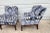 Vintage Pair of Newly Upholstered Cut Velvet Club Chairs. For Sale - Image 10 of 12
