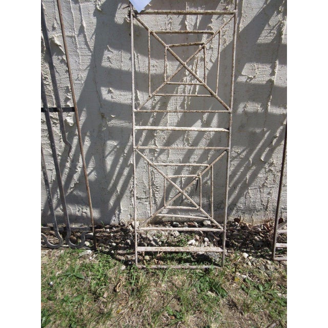 Antique Victorian Iron Garden Gate Element # 408 For Sale - Image 4 of 6