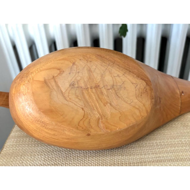 Tan 1971 Vintage Wooden Long-Tail Duck Decoy For Sale - Image 8 of 9