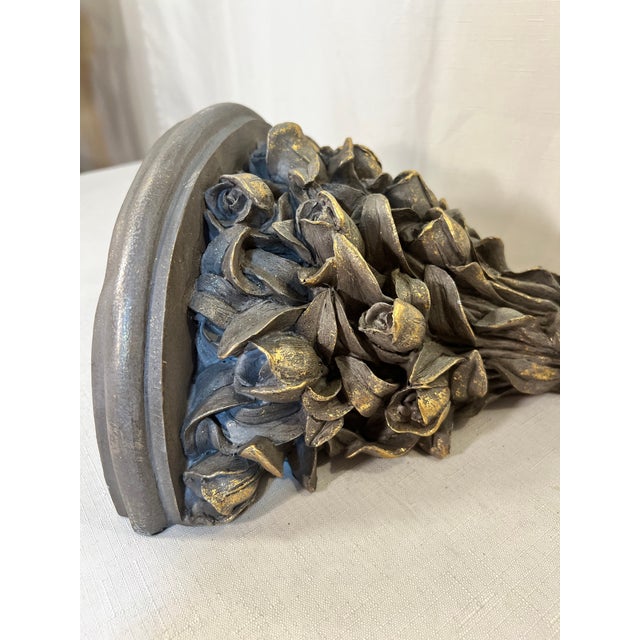 Transform your space with this exquisite wall bracket, a stunning blend of vintage charm and shabby chic elegance. The...