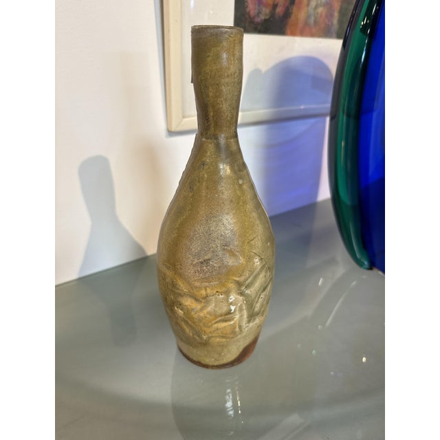 Enameled Stoneware Vase by Justin Dutel from Atelier De La Borne, 1970s For Sale - Image 3 of 5