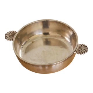 1930s Art Deco French Silver Bowl For Sale