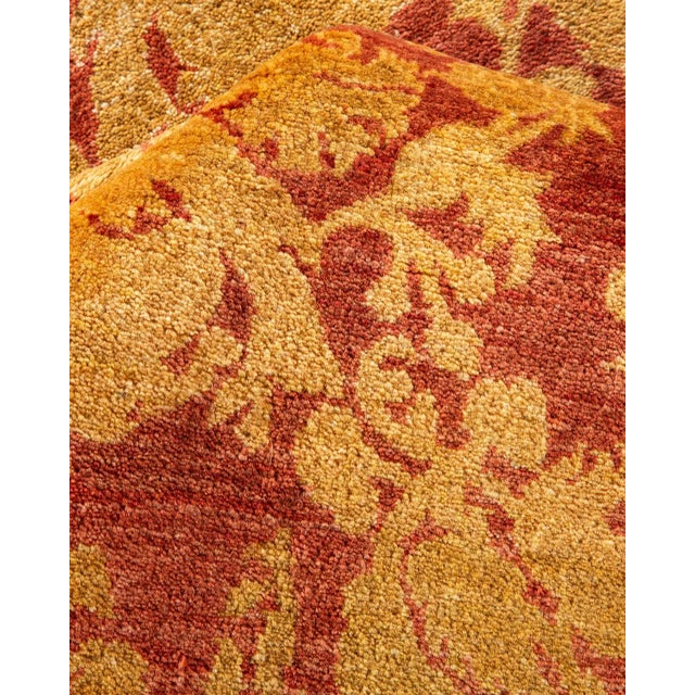 Textile Mogul Hand-Knotted Area Rug - Pink, 8' 3" x 10' 1" For Sale - Image 7 of 9