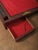 Early 20th Century Mahogany Writing Slope Lap Desk Box With Red Leather Interior and Brass Hardware For Sale - Image 9 of 14