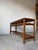 1970s 1970's Vintage Coastal Geometric Rattan & Glass Top Console Table For Sale - Image 5 of 16