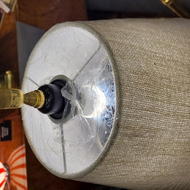 Floor Lamp in Gold-Plated Metal, Spain, 1970s For Sale - Image 12 of 18