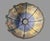 Antique Reverse Painted Glass 8 Panel Table Lamp Landscape Shade For Sale - Image 9 of 11