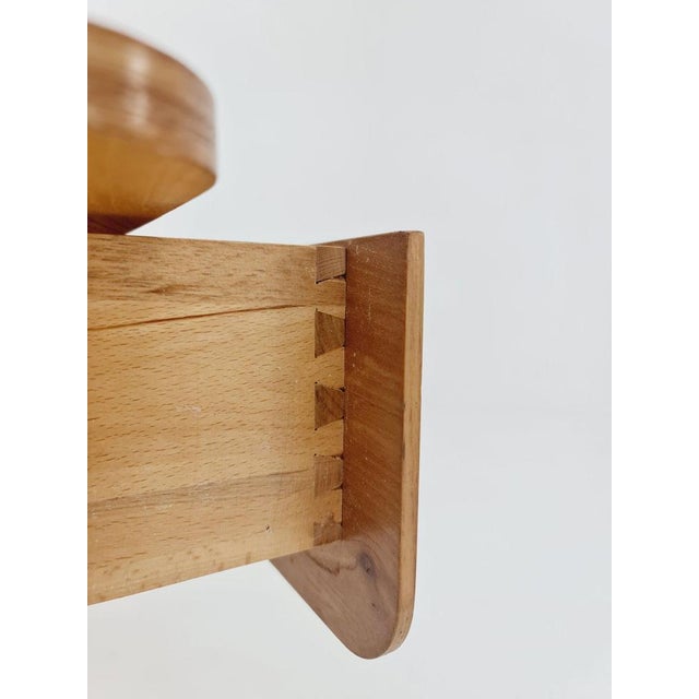 Mid-Century German Beech Bedside Tables from Verralux, 1960s, Set of 2 For Sale - Image 10 of 11