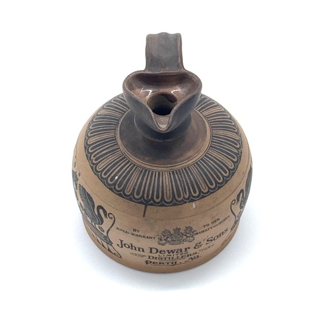 American Antique Royal Doulton Dewars and Sons Whiskey Jug Rare For Sale - Image 3 of 7