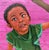 The Girl and the Bamboo 1 by Joseph Idowu | Acrylic on canvas Portrait of a girl with bamboo. For Sale