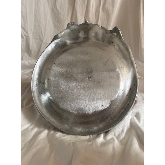 Vintage Hacienda Real Pewter Serving Tray and Cloche For Sale In Boise - Image 6 of 8