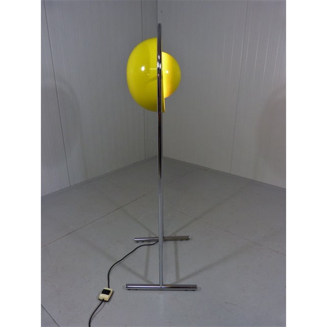 Yellow Flowerpot Floor Lamp in the style of Panton, 1960s For Sale - Image 10 of 18