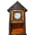 1990s Rare Native Usa Tall Vintage Log Cabinet Grandfather Clock. ( Great for Aspin ) For Sale - Image 5 of 11