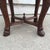 Baroque Italian Baroque Walnut Stool with Fortuny Upholstery For Sale - Image 3 of 10