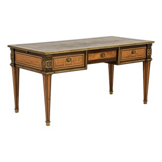 Antique French Bureau Plat, 1800s For Sale