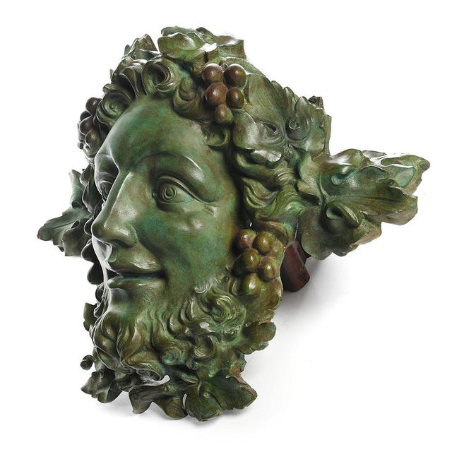 Bronze Masks, Set of 4 For Sale - Image 4 of 18