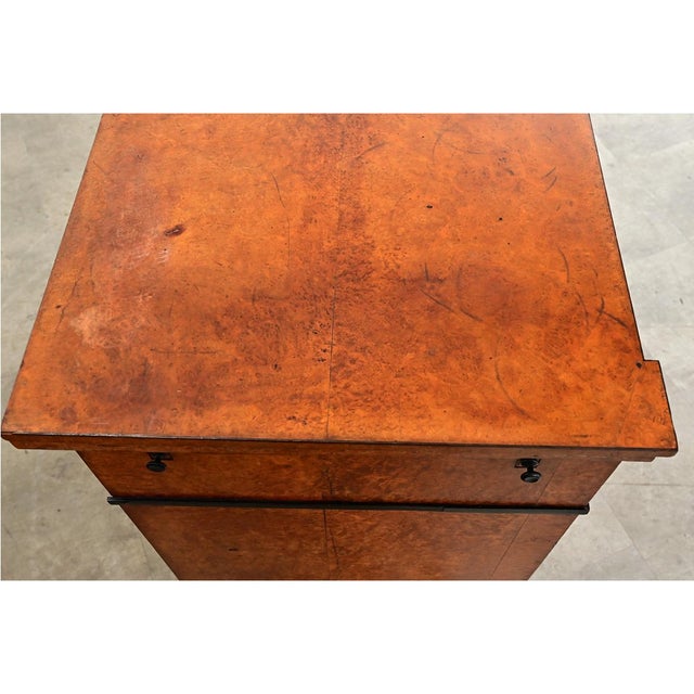 Biedermeier Dutch 19th Century Biedermeier Style Folding Buffet For Sale - Image 3 of 12
