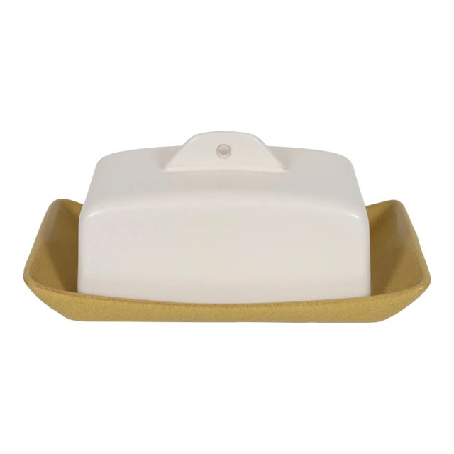 English Butter Dish by Denby Pottery Chairish