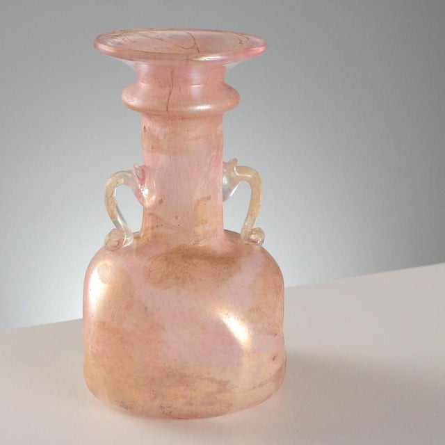 Glass Scavo Murano Glass Vase For Sale - Image 7 of 9