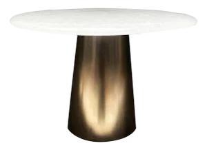 Kinoko Brass and Glass Side Table by Stefan Leo